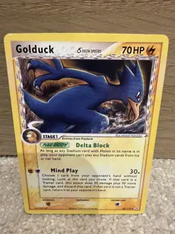 Pokemon TCG Golduck 43/110 EX Holon Phantoms Regular Uncommon Non Holo - NM/LP - Image 4