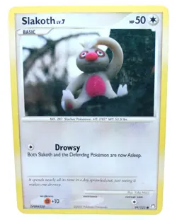 Slakoth 99/123 Common Mysterious Treasures 2007 - Pokemon Card TCG (Very Good) - Image 1