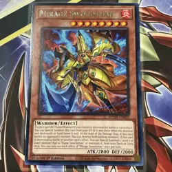 Yugioh! Mirage Swordsman - MZMI-EN003 - Rare - 1st Edition Near Mint, NP - Image 1