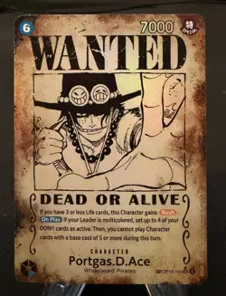 Portgas.D.Ace (119) (Wanted Poster) OP13-119 Carrying On His Will Foil - Image 1