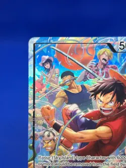 One Piece Adventure on Kami’s Island Monkey D Luffy OP15-098 Alt Art Leader NM - Image 3
