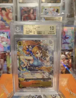 Bandai O-Nami OP06-101 Wings of the Captain Alt Art Foil EN BGS 10 - Image 1