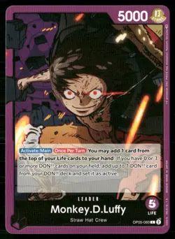 2023 Awakening of the New Era Monkey.D.Luffy Leader / Purple/Straw Hat Crew - Image 1