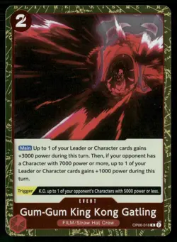 2024 Wings of the Captain Gum-Gum King Kong Gatling Event / Red/FILM/Straw Hat - Image 1