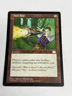 Mint/Near-Mint, English - 1 x MTG Null Rod Weatherlight - Image 1