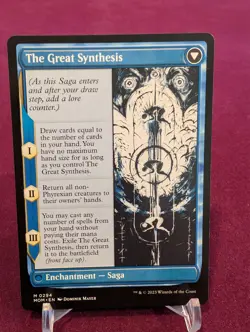 x1 Jin-Gitaxias The Great Synthesis MOM MTG 294 SHOWCASE BORDERLESS - Image 2