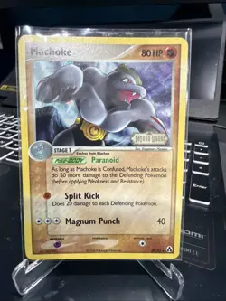 Machoke 39/92 | Legend Maker | Pokemon Card | NM Stamped Reverse Holo - Image 1