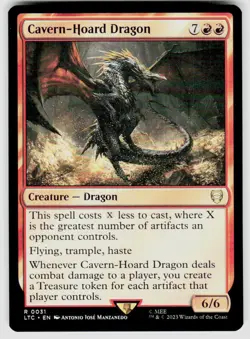 Cavern-Hoard Dragon - 31 - NM - Commander: The Lord of the Rings - Image 1