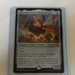 MTG Liberator Urza's Battlethopter Rare Legendary Thopter The Brothers' War 237… - Image 1