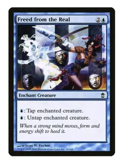 1x MTG Freed from the Real - Saviors of Kamigawa! Ships fast - Image 1