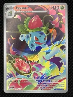 Ivysaur Illustration Rare 134/132 Near Mint Mega Evolution Pokemon TCG English - Image 1