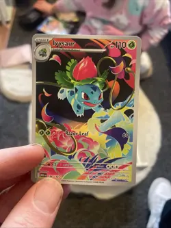 Ivysaur Illustration Rare 134/132 Near Mint Mega Evolution Pokemon TCG English - Image 1