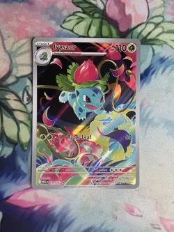 Ivysaur Illustration Rare 134/132 Mega Evolution Pokemon TCG English - Image 1