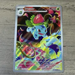 Ivysaur Illustration Rare 134/132 Near Mint Mega Evolution Pokemon TCG English - Image 1