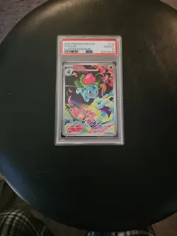 Pokemon TCG Ivysaur Illustration Rare Mega Evolution 134/132 PSA 10 - Image 1
