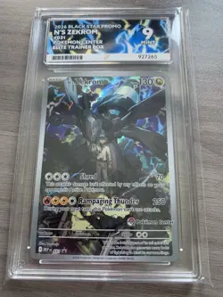 Pokemon TCG N's Zekrom 031 Black Star Promo Pokemon Center Stamped Ace 9 - Image 1