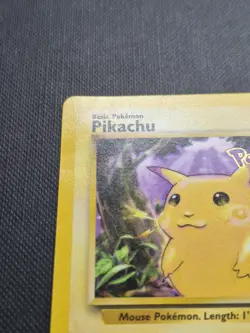 VINTAGE Pokemon TCG Pikachu 58/102 PokeTour 1999 Gold Stamp - AUS Promo - EX - Image 5