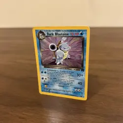 Pokemon TCG Dark Blastoise Holo Rare Card 3/82 LP Condition - Image 4