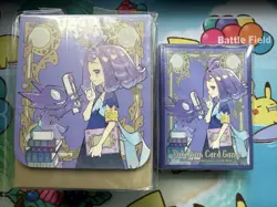 Pokemon Center Japan Mega Evolutions Acerola & Sableye deckbox and card sleeves - Image 1