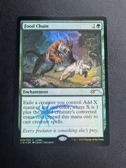 MTG Food Chain Foil Magic The Gathering Play Use Condition No Returns - Image 1