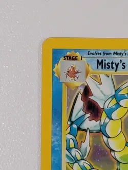 Misty's Gyarados 1st Edition Gym Challenge 13/132 Holo Foil Rare WoTC Pokemon - Image 2