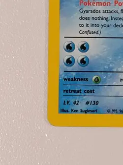 Misty's Gyarados 1st Edition Gym Challenge 13/132 Holo Foil Rare WoTC Pokemon - Image 3