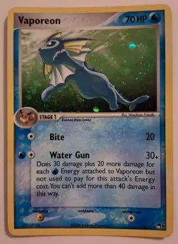 VAPOREON #6/17 POP SERIES 3 PROMO POKEMON CARD HOLO FOIL RARE - Image 1