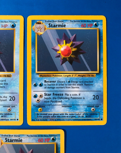 Starmie Vtg 3 Card LOT - Base Set Shadowless 64/102 + Base + Base Set 2 Pokemon - Image 3