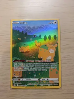GG22/GG70 - Ditto - Galarian Gallery Illustration Holo - Crown Zenith - Pokemon - Image 1