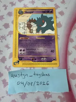 Gengar 10/144 Skyridge Non-Holo 100 HP Rare Pokemon TCG - Image 2