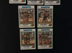 Scanlens 1976 Rugby League Set Of 10 South Sydney Rabbitohs Cards Eric Simms - Image 3