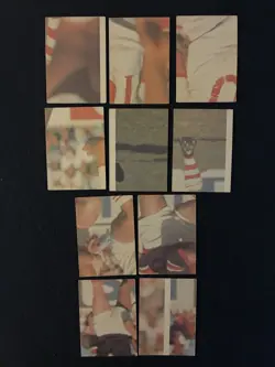 Scanlens 1976 Rugby League Set Of 10 South Sydney Rabbitohs Cards Eric Simms - Image 4