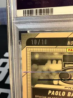 2024 Panini Donruss Paolo Banchero Bank Shot 10/10 GOLD PSA 10 POP 1🔥 - Image 3