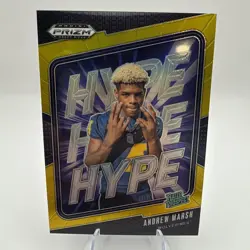 2025 Panini Prizm Draft Picks - Hype Andrew Marsh GOLD Prizm /10 (RC) - Image 1
