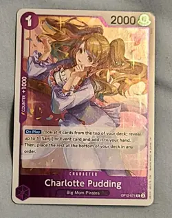 One Piece Legacy Of The Master Charlotte Pudding OP12-071 R English QTY - Image 1