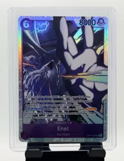 Enel OP15-060 SR One Piece TCG Adventure on Kami’s Island English - Image 1