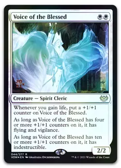 Voice of the Blessed #44 (Foil) (LP) Prerelease Cards PRE Magic MTG - Image 1