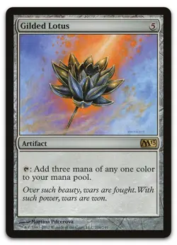 Gilded Lotus #206 (NM) Magic 2013 M13 Magic MTG - Image 1