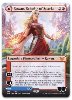 Rowan, Scholar of Sparks (Borderless) #278 (NM) Strixhaven STX Magic MTG - Image 1