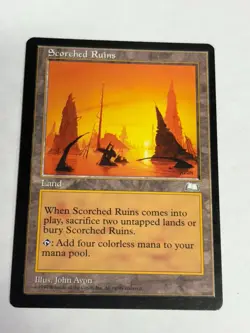 MTG - Scorched Ruins - Weatherlight - NM - Image 1