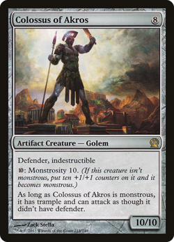 Colossus of Akros #214 (MP) Theros THS Magic MTG - Image 1