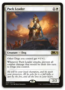 Pack Leader #29 (LP) Core Set 2021 M21 Magic MTG - Image 1