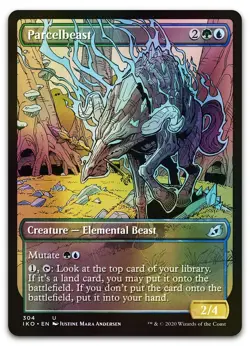 Parcelbeast (Showcase) #304 (Foil) (NM) Ikoria IKO Magic MTG - Image 1