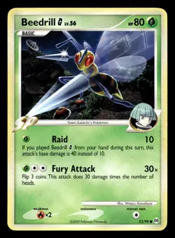 Beedrill G 53/99 Common Arceus Pokemon LP - Image 1