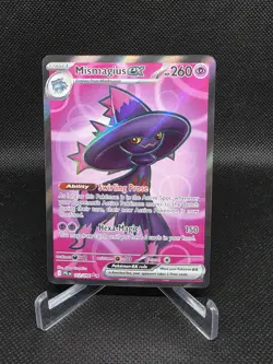 Mismagius ex - Full Art- 112/094- ME02: Phantasmal Flames Ultra Rare Pokemon TCG - Image 1