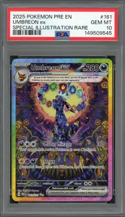 PSA 10 Umbreon ex (SIR) Prismatic Evolutions 161/131 Holo Pokemon Card B8 - Image 1