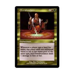WOTC MtG Invasion Overabundance (R) (Foil) EX - Image 1