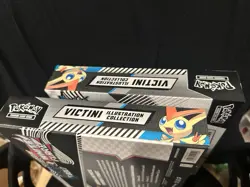 2X Pokemon TCG: S&V Unova Victini IR Illustration Collection Factory Sealed Box - Image 3