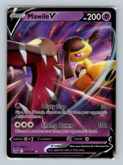 Mawile V 070/195 SWSH12 Silver Tempest Ultra Rare Holofoil Pokemon TCG NM - Image 1