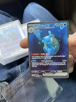 Pokemon TCG Blastoise EX Sir 200/165 Scarlet & Violet 151 - Image 1